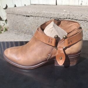 VERACRUZ Western Women's Size 36 (USW 5.5) Ankle Boots Made in Spain Leather